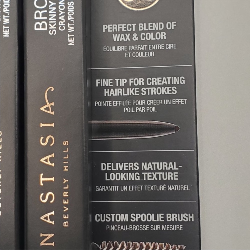3x Anastasia Beverly Hills Brow Wiz Pencil in Dark Brown TRAVEL .03 g each NEW - Picture 5 of 6